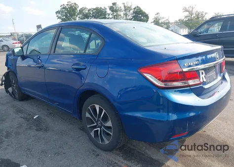 2015 Honda Civic Ex из США, поврежденный, VIN 19XFB2F80FE203418